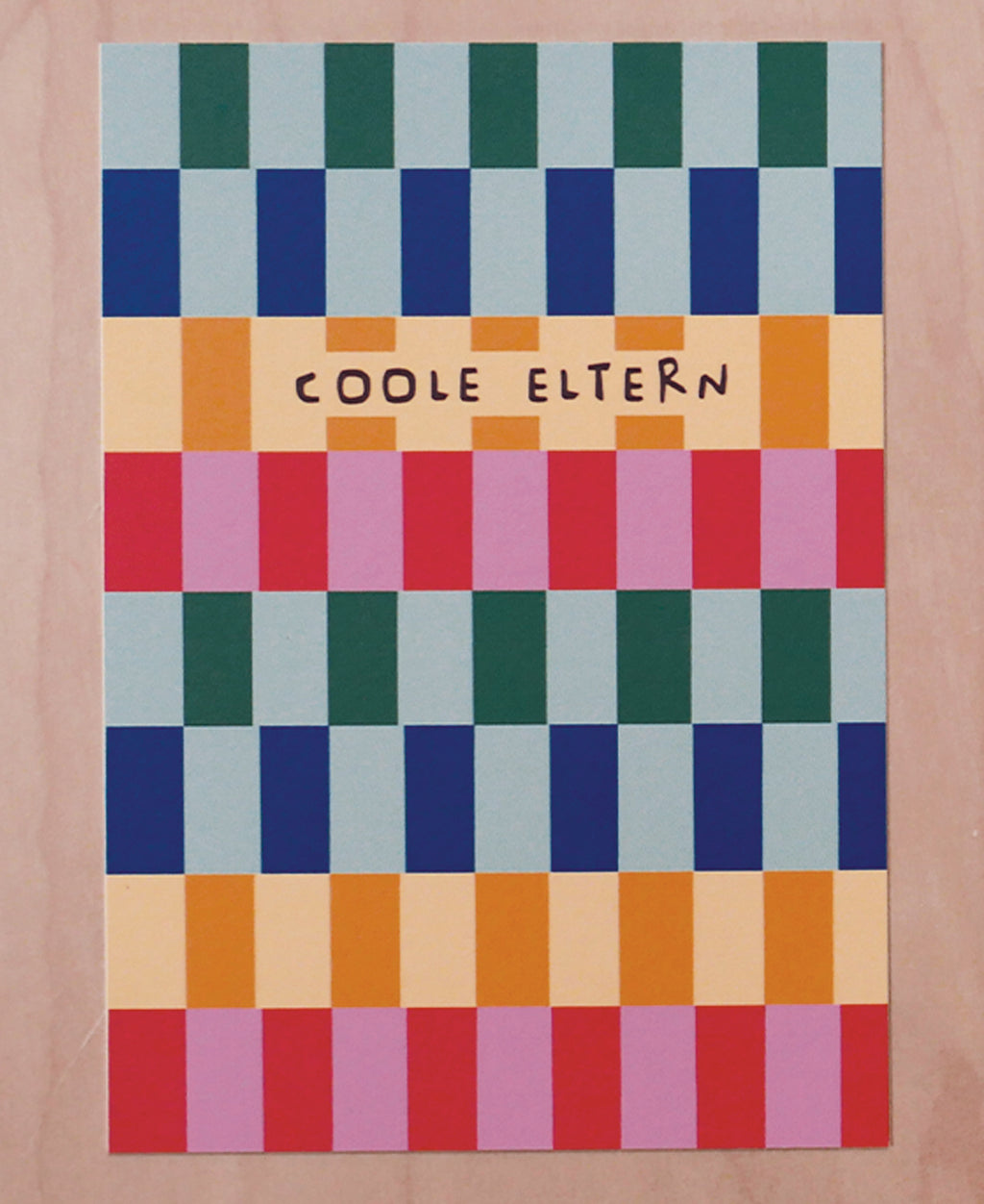 Postkarte Coole Eltern