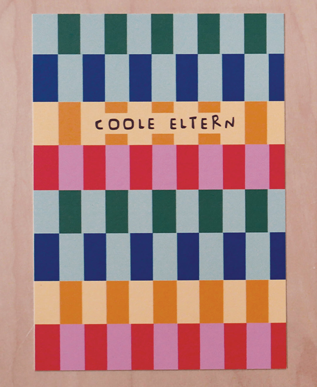 Postkarte Coole Eltern