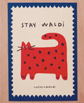 Postkarte Stay Waldi