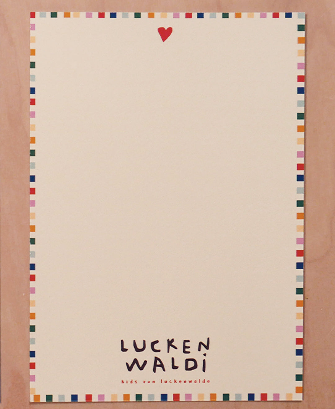 Postkarte Hallo Kleiner Luckenwaldi